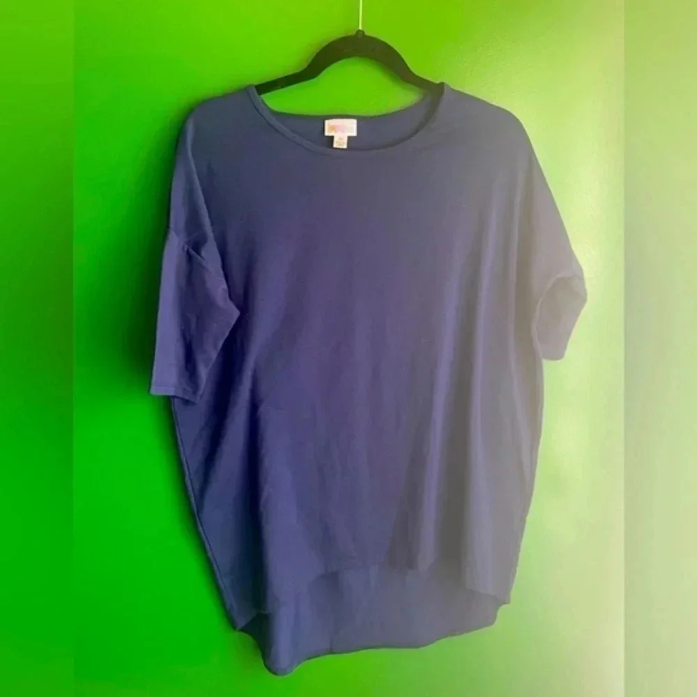 LulaRoe‎ Oversized Navy Blue Top Shirt Suze XS Extra Small CLEARANCE